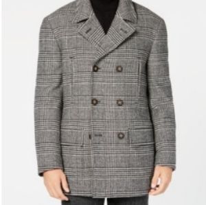 Lauren Ralph Lauren black and white seaman coat